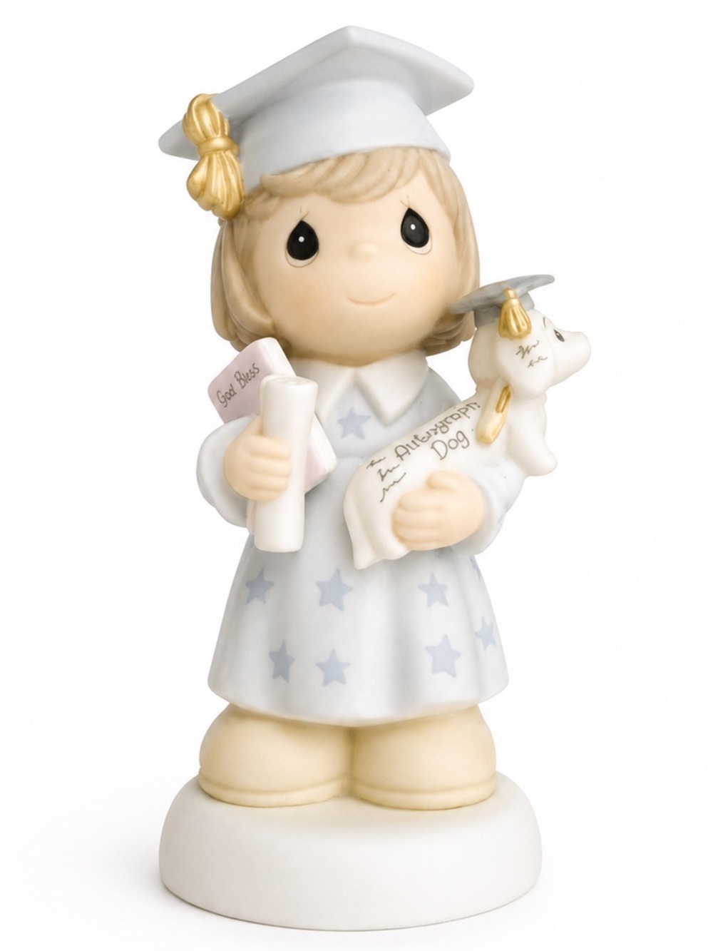 Precious Moments dog You’re An All-Star Graduate 2001 Figurine puppy graduation